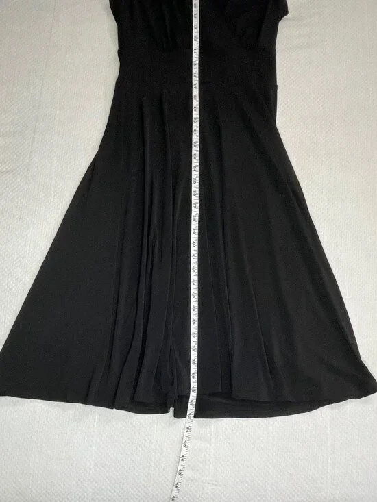 Cleo Black Sleeveless Fit & Flare Dress | Size 4 - Picture 7 of 11